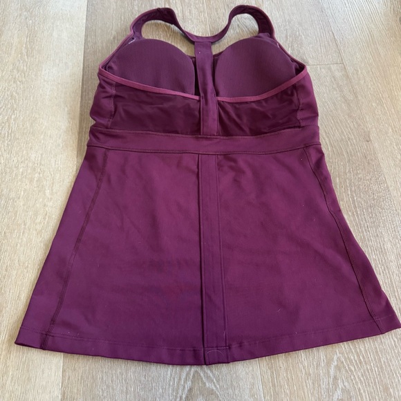 Athleta Burgundy Athletic Tank Top - Picture 5 of 6